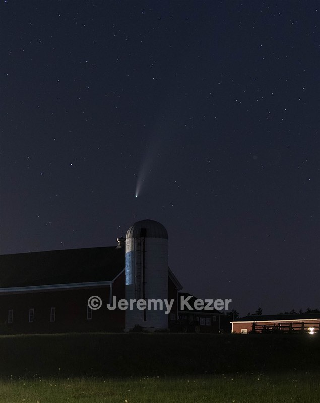 Comet NEOWISE, Amesbury, Massachusetts