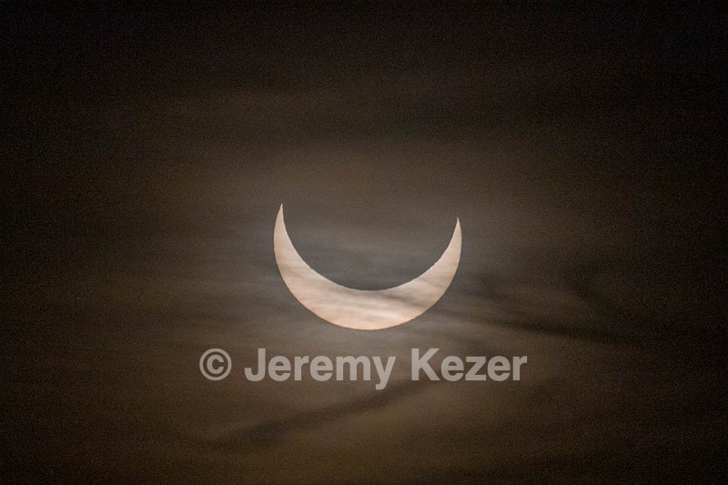 Partial solar eclipse, Amesbury, MA
