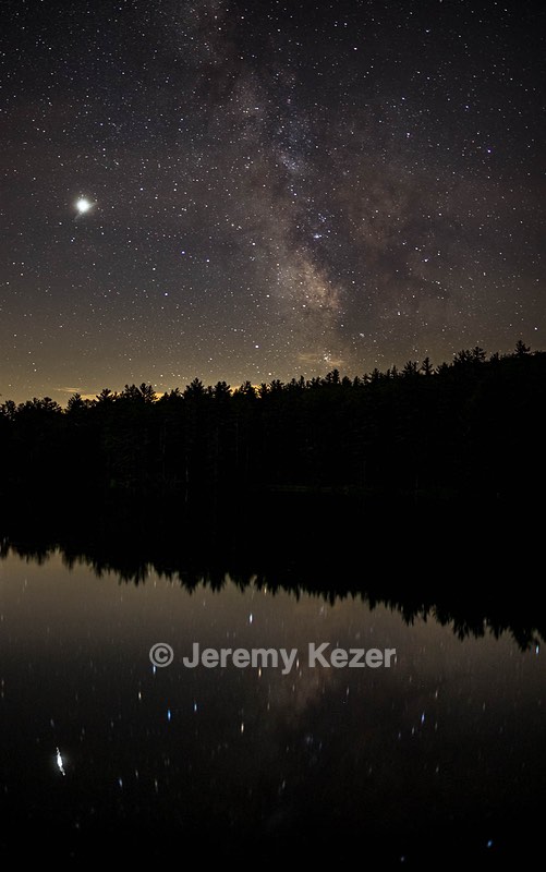 Milky Way Reflections, New Hampshire