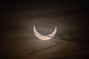 Partial solar eclipse, Amesbury, MA